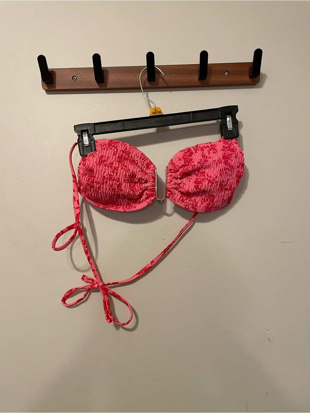 Spaghetti Strap tie bikini top